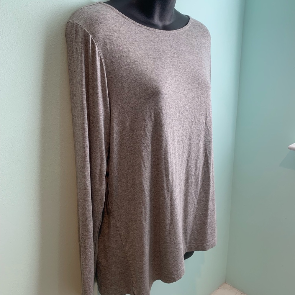 Strappy Back Long-Sleeve Shirt